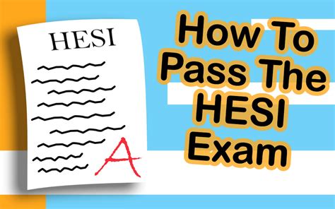 how to pass hesi exam